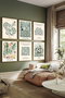 Wallity Artsycllct10 Conjunto de 6 Pinturas Decorativas Enmarcadas